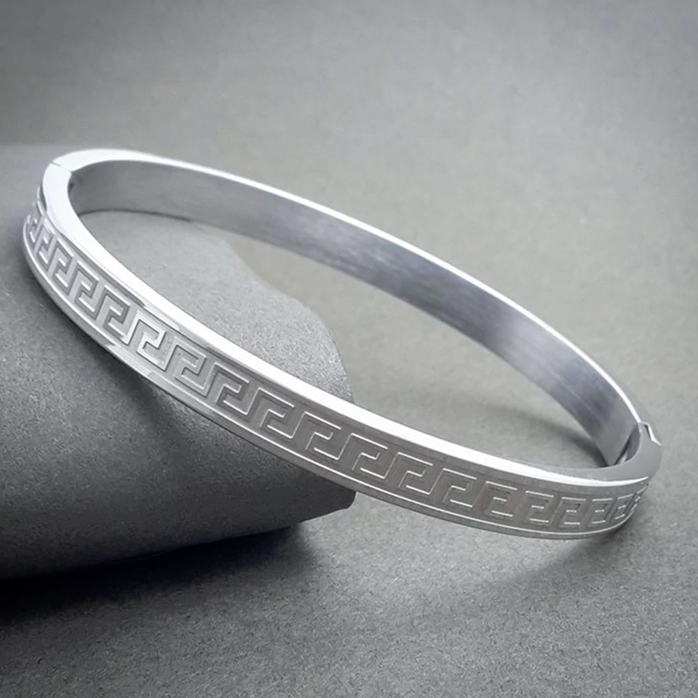 Simple Silver Kada for Men